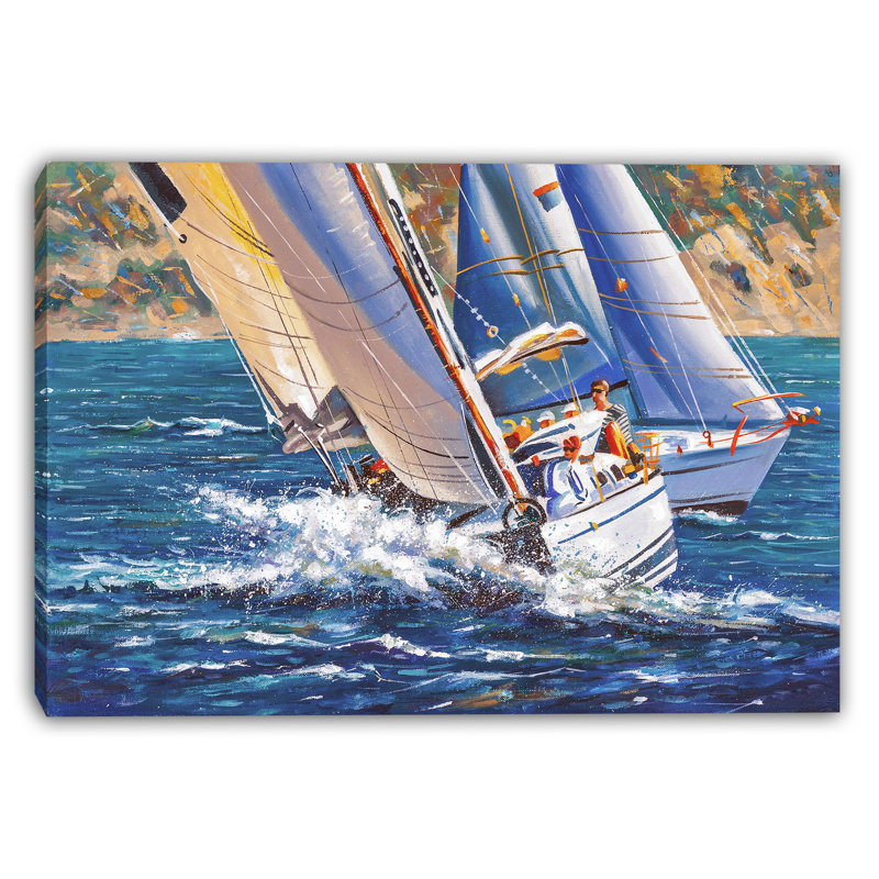 Regatta Adventure - Art nautique sur toile