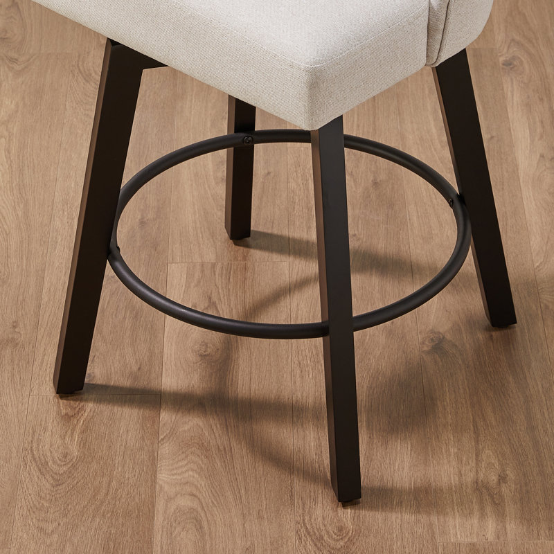 Tabouret de comptoir Arjean 26, Blanc