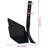  Tiller Plough Attachment Black Metal Medium