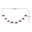 72" Metal Truck Christmas Garland