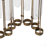 Elegant Glass Vial Flower Vase with Bronze Metal Frame, Perfect for Versatile Floral Displays and Home Decor.