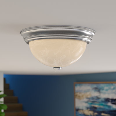 Aayan Glass Flush Mount