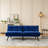 Navy Blue Convertible Folding Modern Sofa Bed