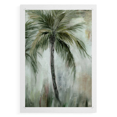 Palmier tropical I - Impression sur toile seulement - NON CADRE