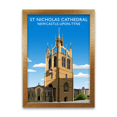 St Nicholas Cathedral Newcastle-Upon-Tyne by Richard O'Neill - Print