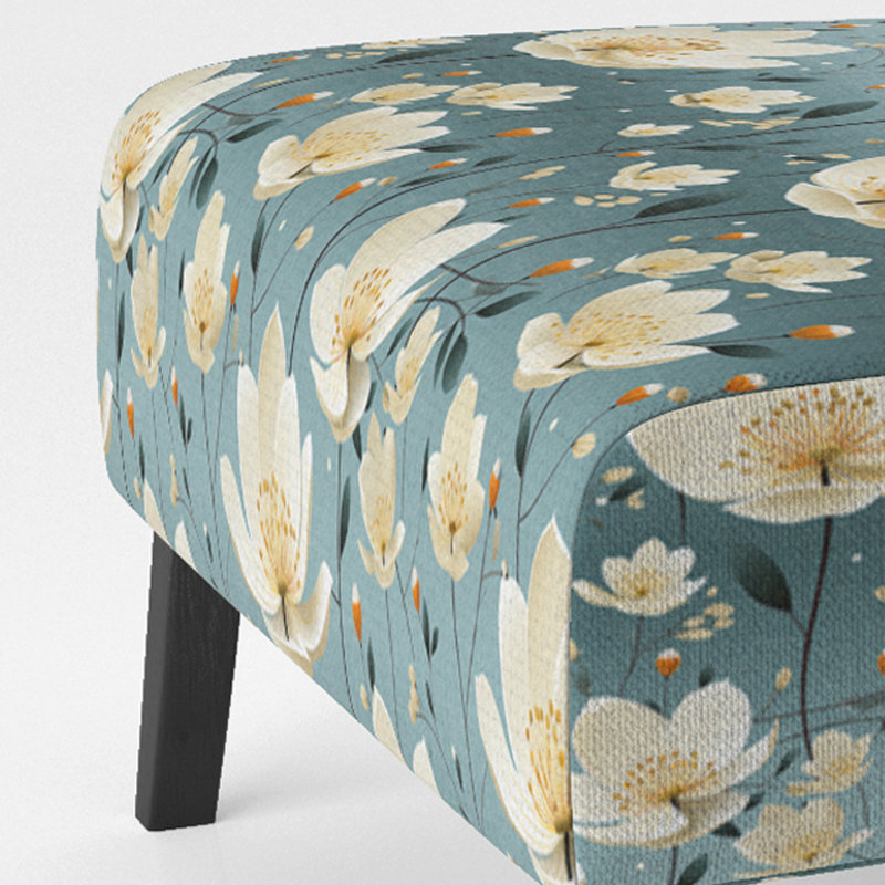 Fauteuil de chambre rembourré Essence Petals Blooms