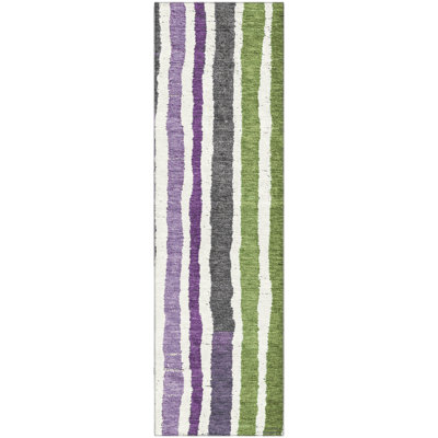 Premium Machine Washable Millbrook AMF1961 Stripes Rug