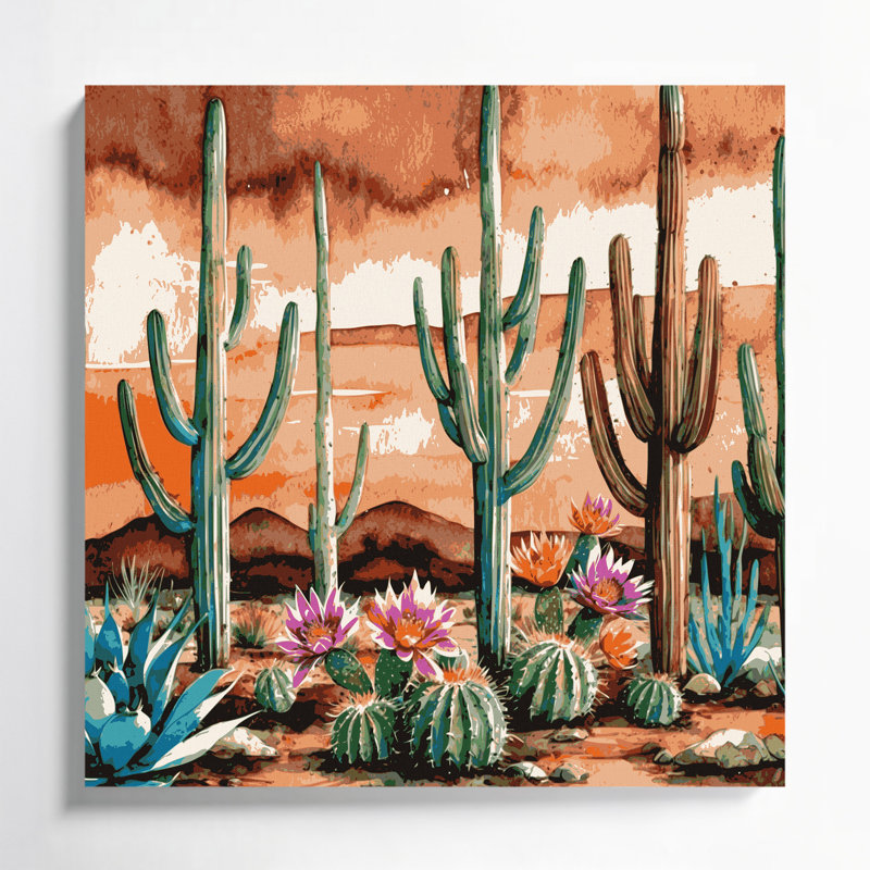 Art mural sur toile 100 "beige", H 16 po x l 16 po