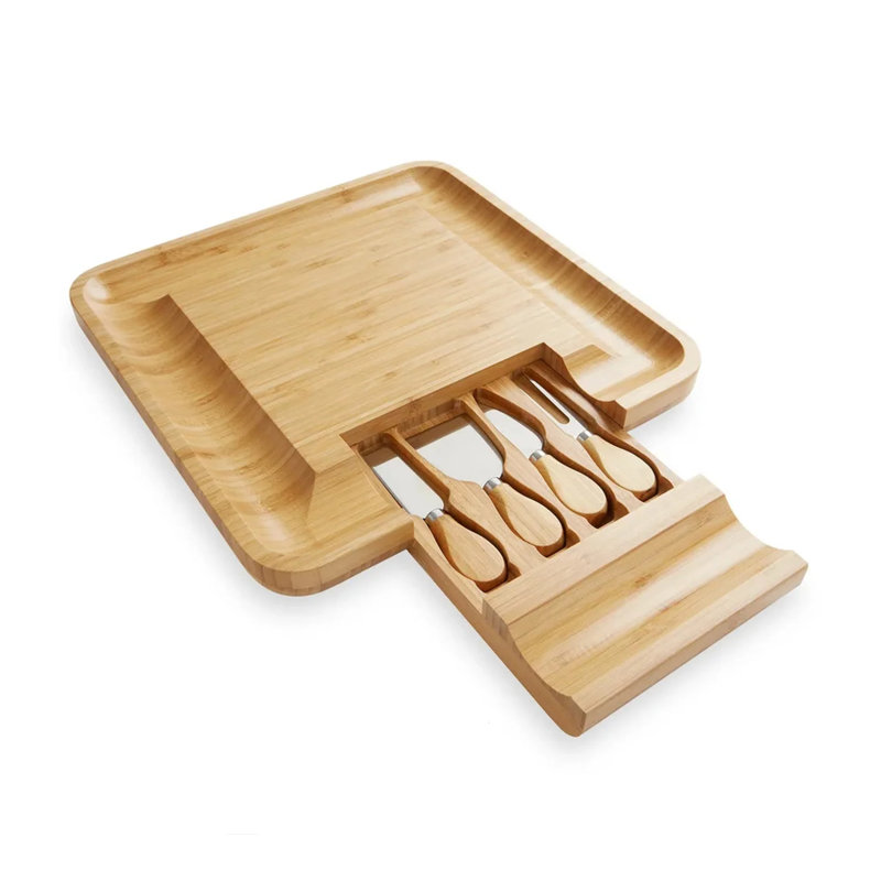 Union Rustic Kenshia Wood Cheese Board