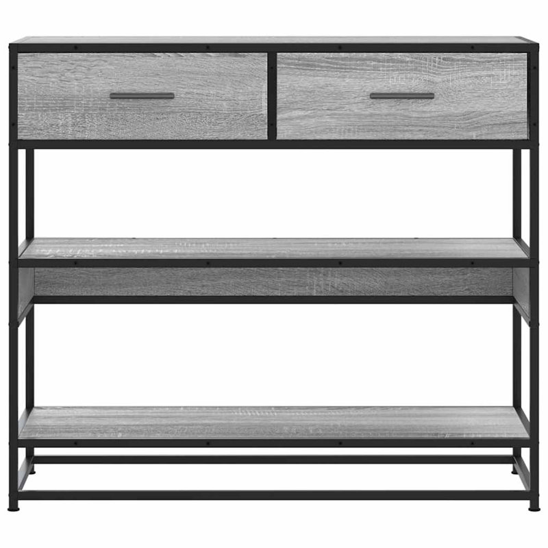 Console Table 90X35x80 Cm Engineered Wood, Grey Sonoma