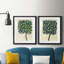 «Lemon Tree Composition I», reproduction encadrée de qualité supérieure - prête à être accrochée
