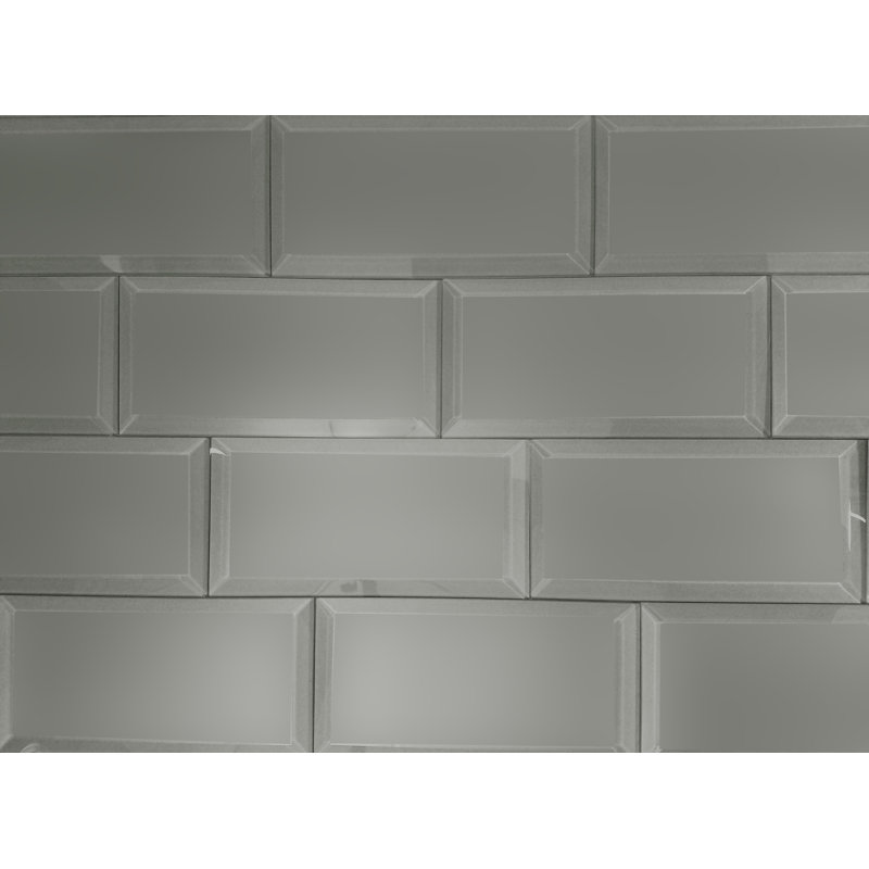SAMPLE-Frosted Elegance Matte Glass Peel & Stick Subway Tile