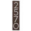 Floating Modern 3" Number Vertical Address Plaque (4 Digits)-435911361-435911256-435907216