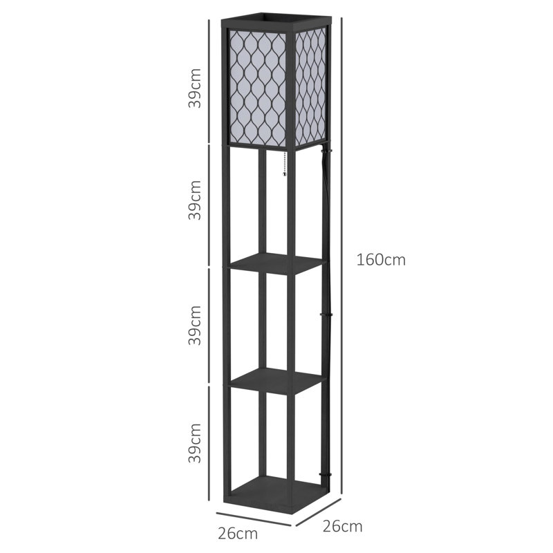 Breznau 160cm Column Floor Lamp