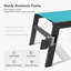 Structure d'extérieur surdimensionnée en aluminium pour chaise longue de piscine avec table d'appoint et roues-1454203796