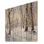 «Trees Charm In Winter I», art mural en bois sur bois de pin naturel-1753312155