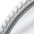 Kerth White Beaded Round Mirror