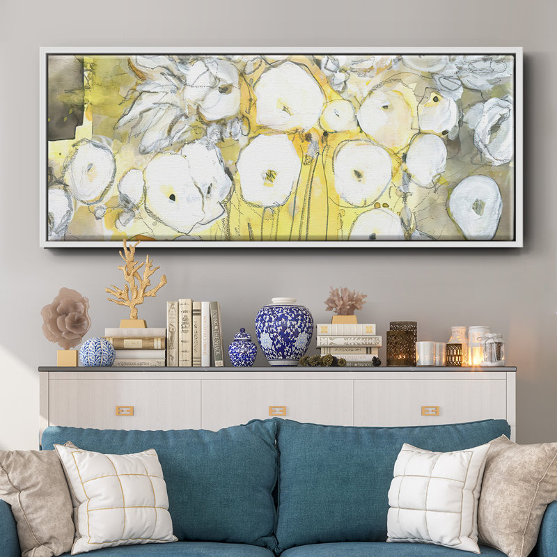 Heirloom Treasure II- Framed Canvas, 12" H x 30" W