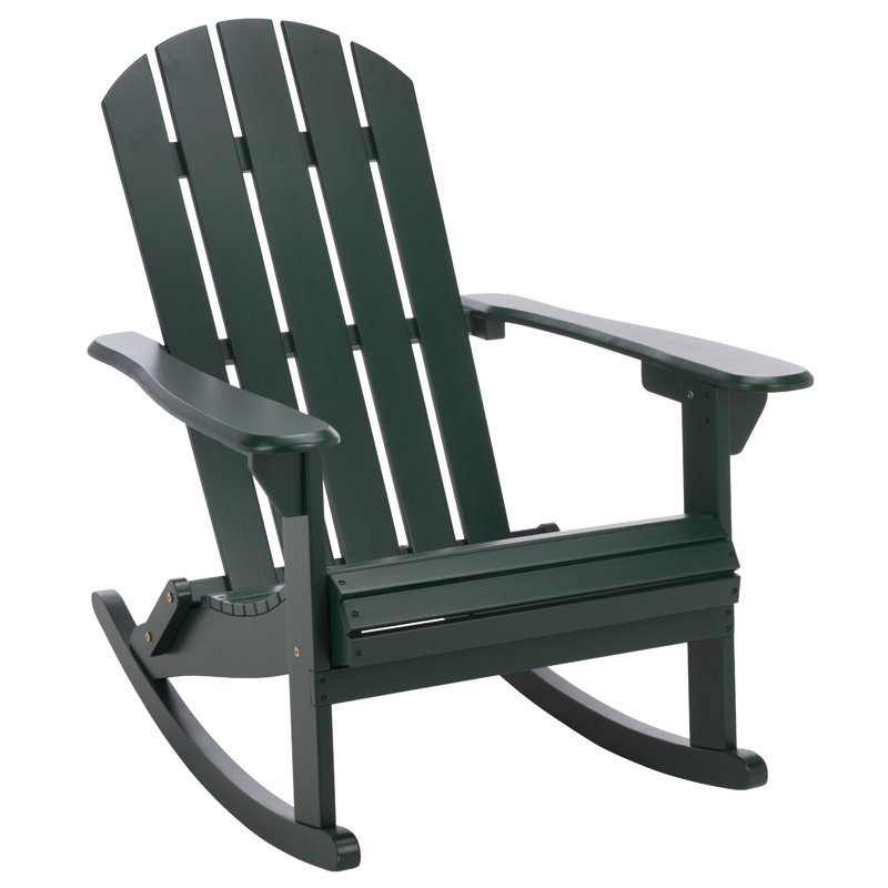 Stowe Adirondack Rocking Chair, Green