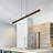 Wezen 48-Inch LED Up & Down Linear Chandelier with Adjustable Height