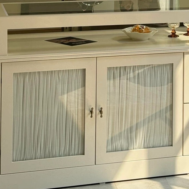 Vitrine d'îlot central de style médiéval, H 35,43 po x l 94,49 po x P 25,59 po