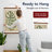 Monstera Leaf Scroll Cotton Tapestry