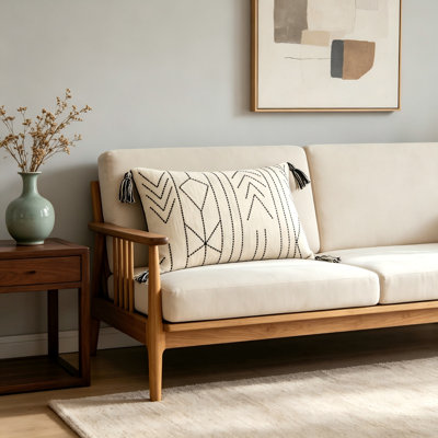 Ivory Desert Style Rectangular Pillow, Designed Specifically For Adults, Simple And Atmospheric, Suitable For Various Spaces