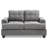 Transitional Loveseat In Gray-1013263353