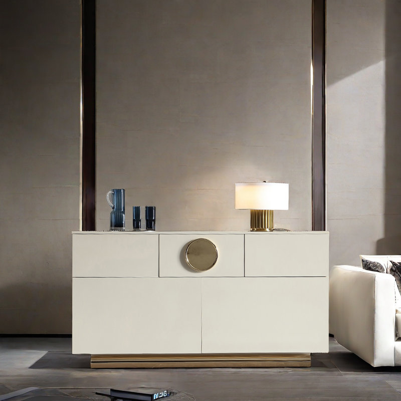 Armoire décorative en bois massif Modern