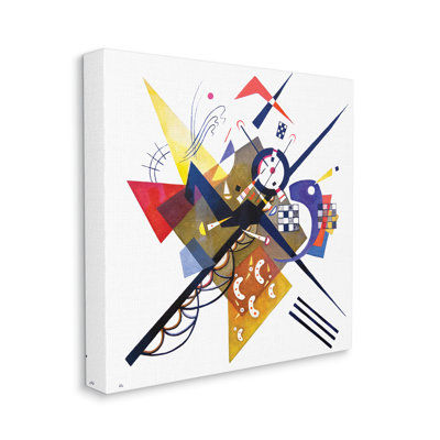Peinture traditionnelle abstraite, motifs de formes ludiques par Wassily Kandinsky - impression