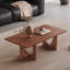 Table basse de style noyer Wabi-sabi