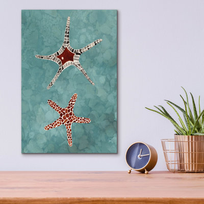 Epic Art 'Twin Starfish 1'  by Alicia Ludwig Acrylic Glass Wall Art
