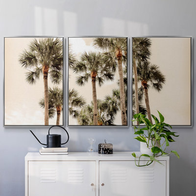 " Blushing Palms " 3 - Pieces