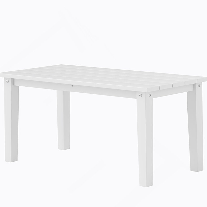Table d'extérieur, table basse d'extérieur, Blanc