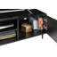 Black Gloss TV Stand Cabinet for up to 65 inch TV's, 140cm Wide