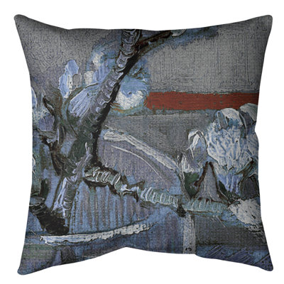 Coussin en verre en forme d’amande de fleurs