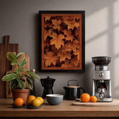 Autumn Maple Canopy Botanical - Framed Print
