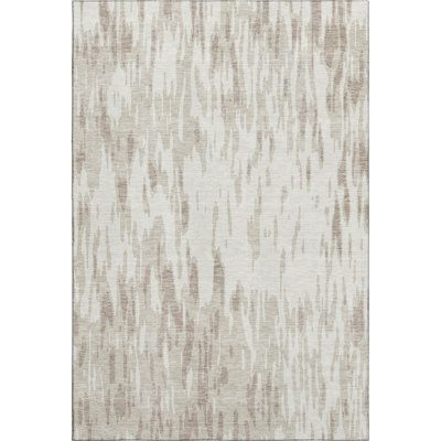 Premium Machine Washable Prisco Ivory Rug