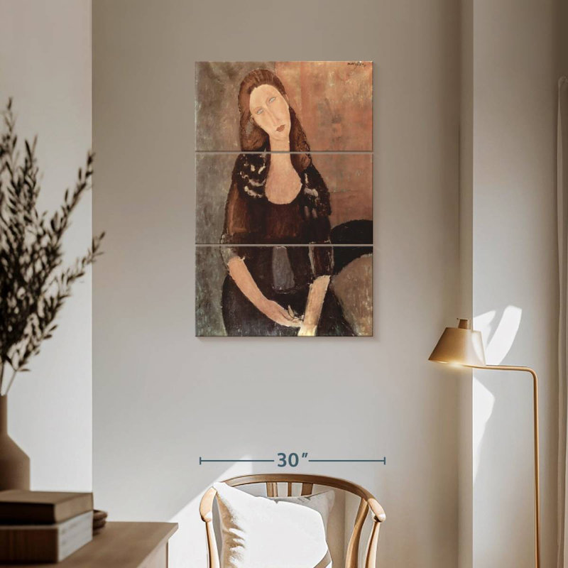 Leisha, portrait de Jeann Hebuterne, H 57 po x l 36 po