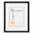 Pontmain Black Matte Picture Frame with Mat