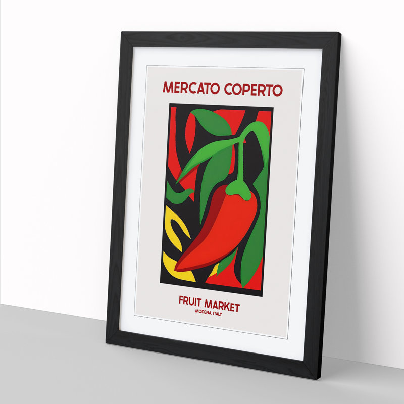 Mercato Coperto Fruit Market Exhibition 4 - Framed Print, 64cm H x 46cm W x 2cm D