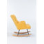 Chaise berçante confortable à haut dossier pour la détente et le collage