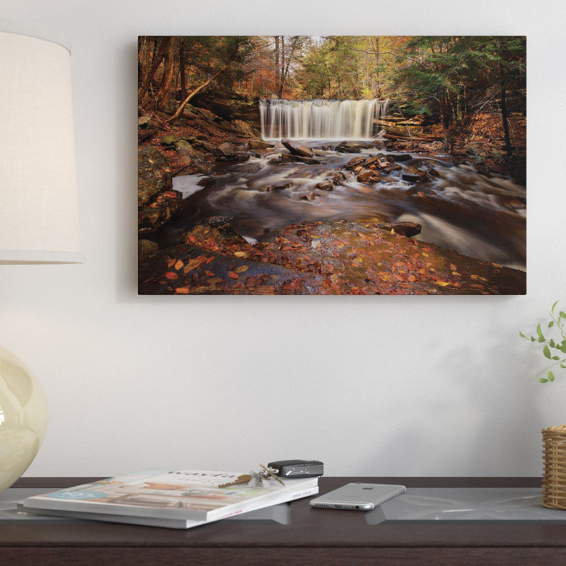 «Rush Water», reproduction de photo sur toile, H 8 po x l 12 po x P 0,75 po, Toile tendue, Pas de tapis
