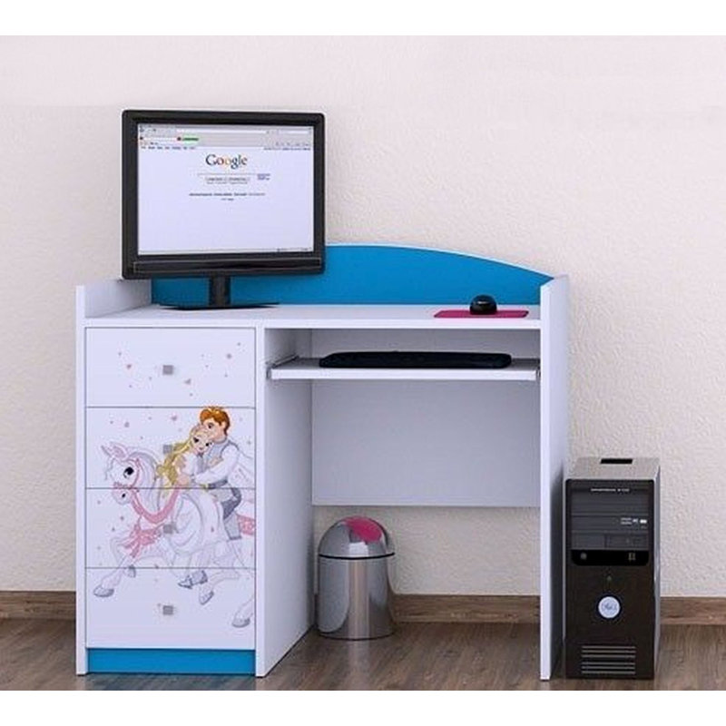 Beresford 100cm Computer Desk, Blue