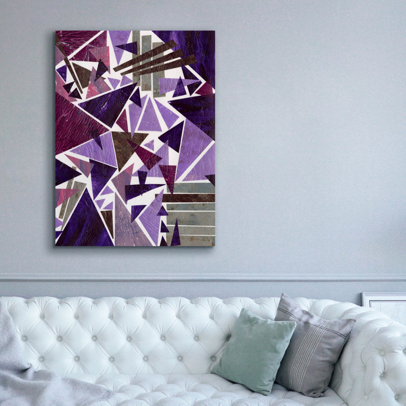 «Purple Dream II» par Regina Moore, H 54 po x l 40 po x P 1,5 po