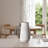White Ceramic Textured Wavy Vase