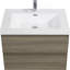 Meuble-lavabo flottant avec lavabo, meuble-lavabo mural moderne avec lavabo en résine et tiroirs à fermeture en douceur-1200007936