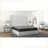 Mattresses, 8'' Hybrid Pocket Coil Twin Mattress | Foam+Spring | Slate Gray-2054975335