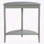 Console demi-lune grise