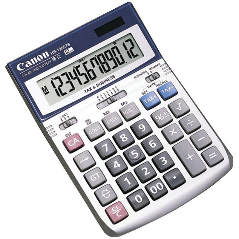 Calculatrice à 12 chiffres canon HS1200TS